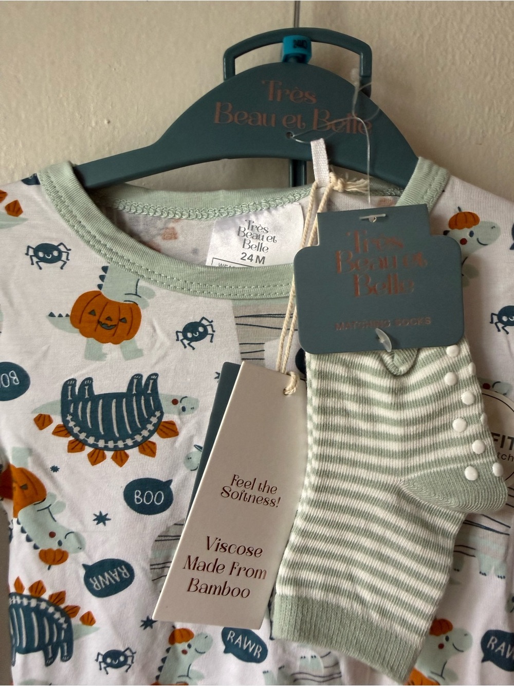 Bamboo Halloween Pajama Set - Picture 2 of 4